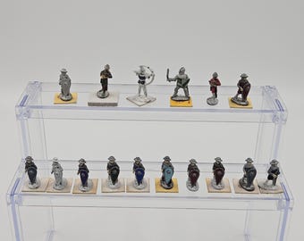 Figuras de metal semipintadas, miniaturas, soldados, patrimonio, mini Ral, Partha, vintage