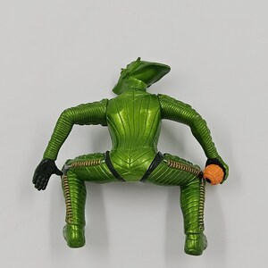 2002 Spider Man The Movie Marvel Green Goblin With Pumpkin Bomb 4 inch actiefiguur afbeelding 2