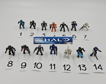 MEGA ヘイロー アクションフィギュアキャラクターパック メガブロック コンストラックス ヘイロー UNSC ブルー スパルタン V