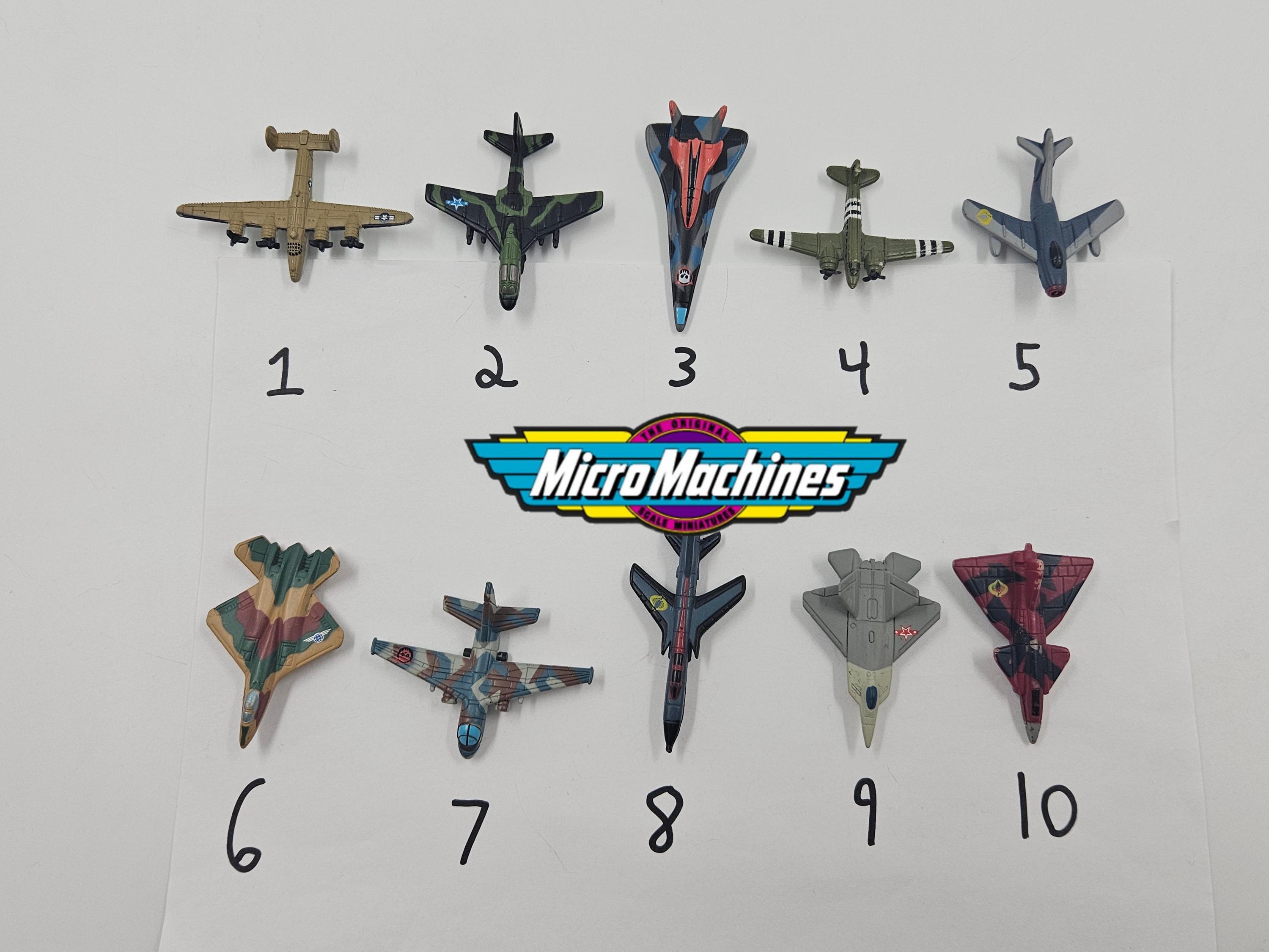 Micro Machines Military Planes and Special Jets *choose Your Own