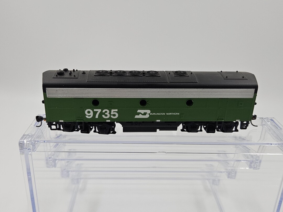 Life-like HO Scale Burlington Northern 9735 Dummy Cart Vintage Model ...