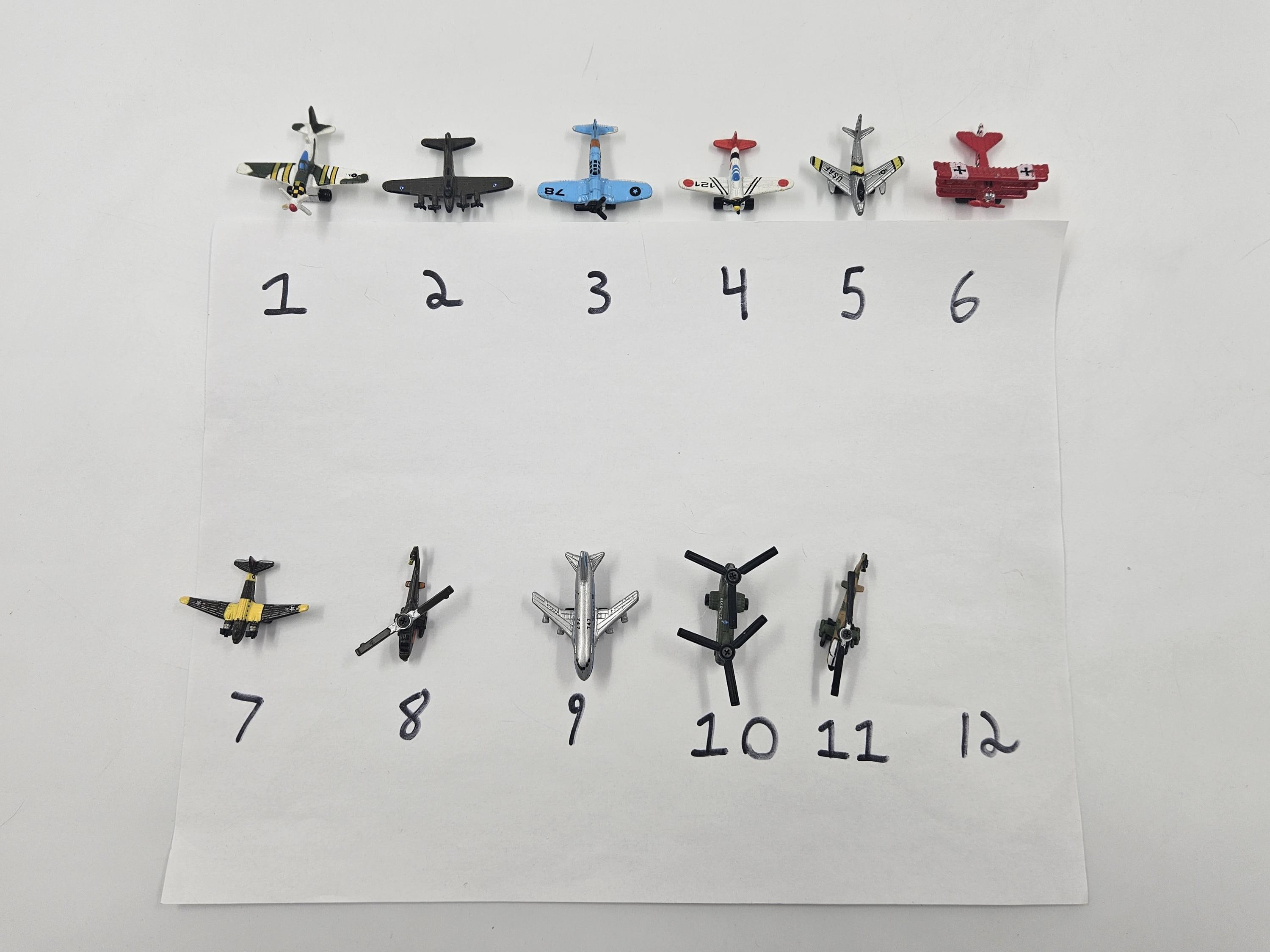 Micro Machines Military and Civilian Aircraft Funrise *choose Your