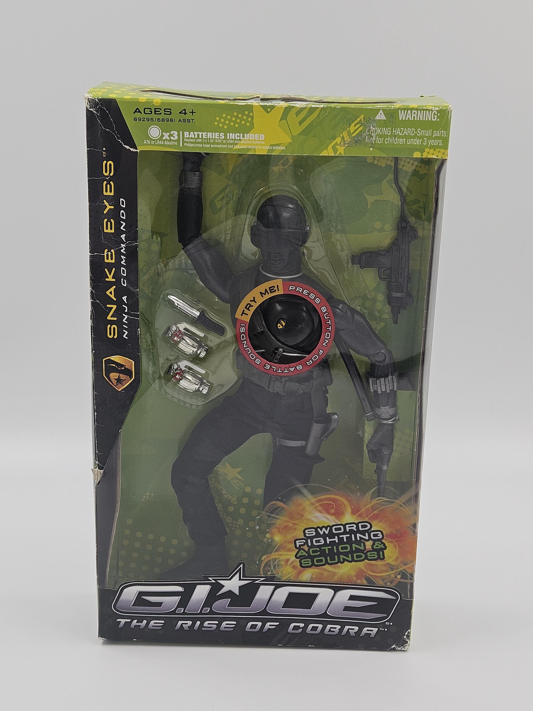 GI Joe the Rise of Cobra Snake Eyes Ninja Commando Electronic