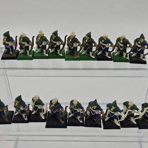 Regimientos de ELFOS DEL BOSQUE Arquero Oop Age of Sigmar AOS Ciudadela Plástico Años 80 x18