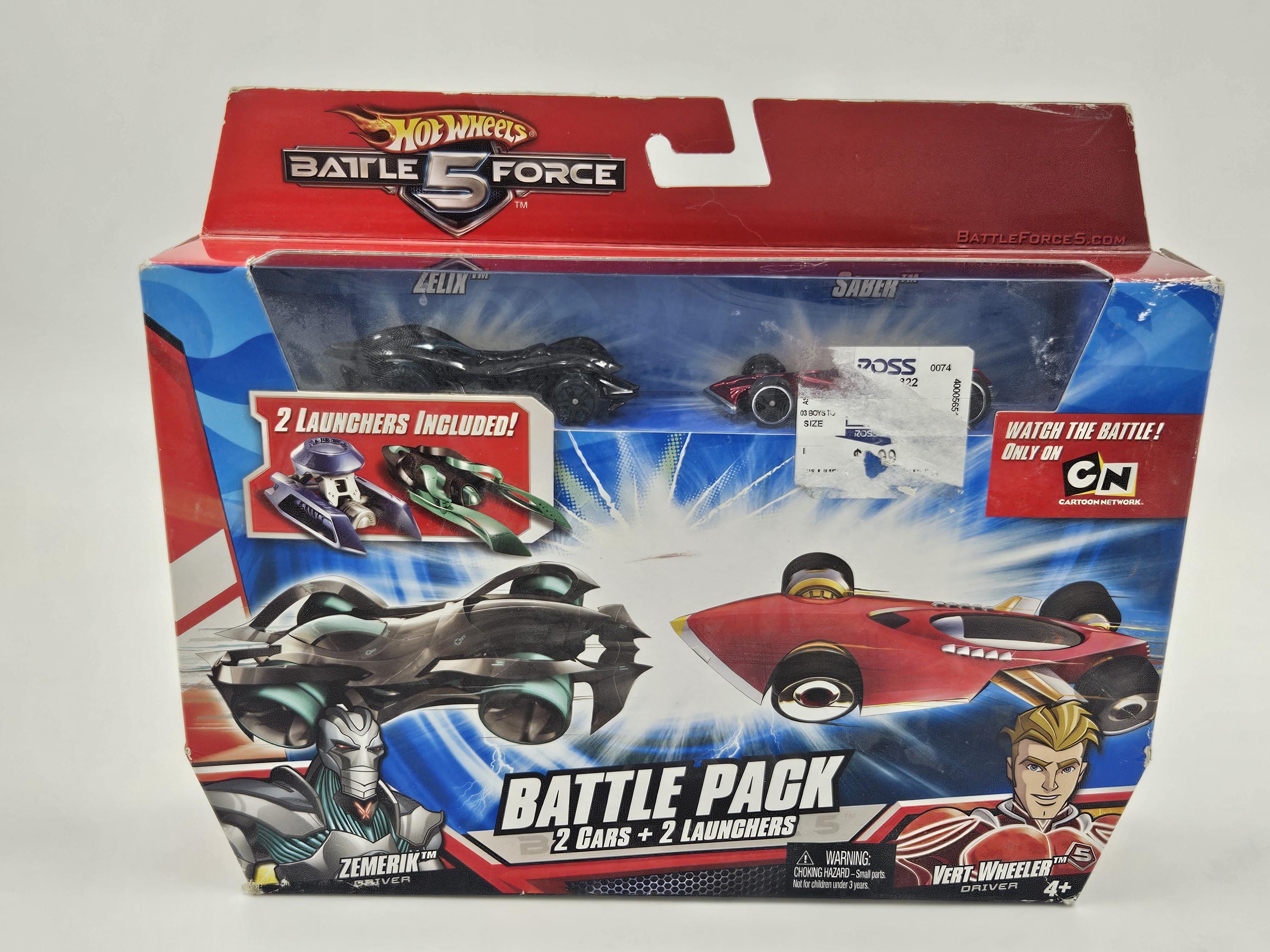 New Hot Wheels Battle Force 5 Battle Pack ZELIX SABER ZEMERIK Vert