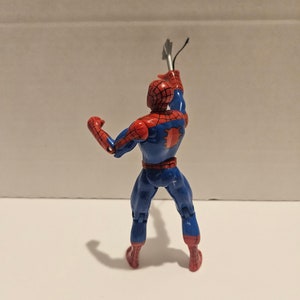 Figura de acción de Spiderman Web Shooter de 1994, 5 pulgadas, juguete vintage de Toy Biz Spider-Man imagen 3