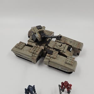 Mega Bloks Halo Wars UNSC Scorpion Tank 96807 Near Complete
