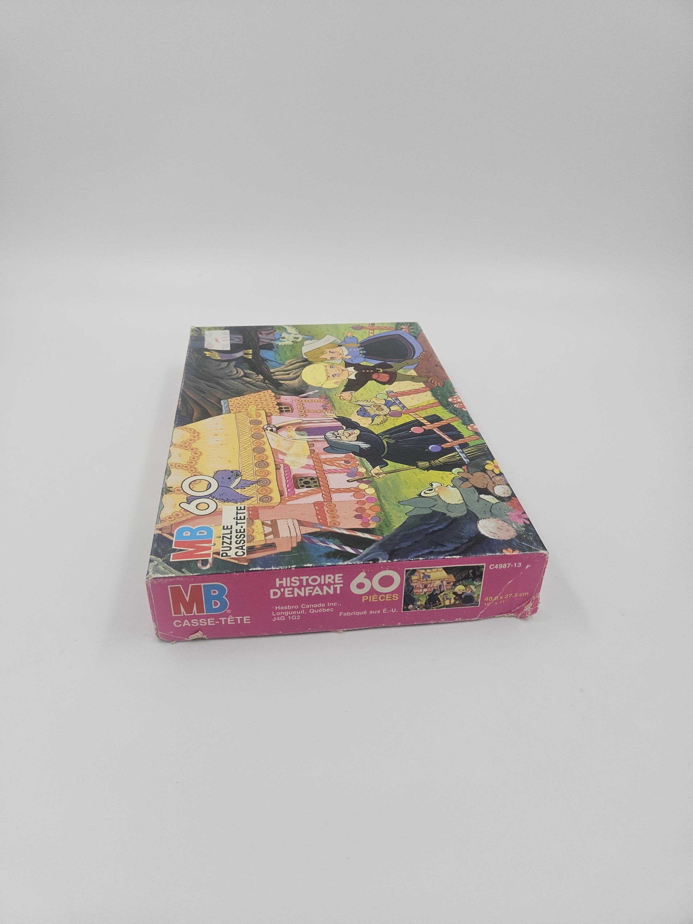 Vintage Hansel & Gretel Storybook Puzzle 60 Pieces MB Complete