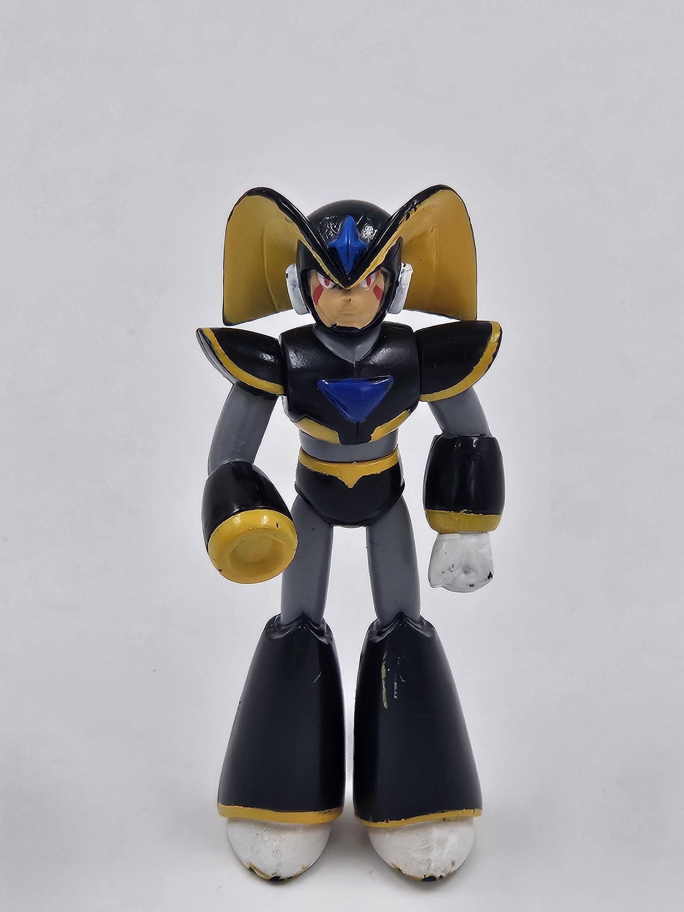 2004 Megaman 3 Inch Figures Bass Vs Megaman Capcom Jazwares