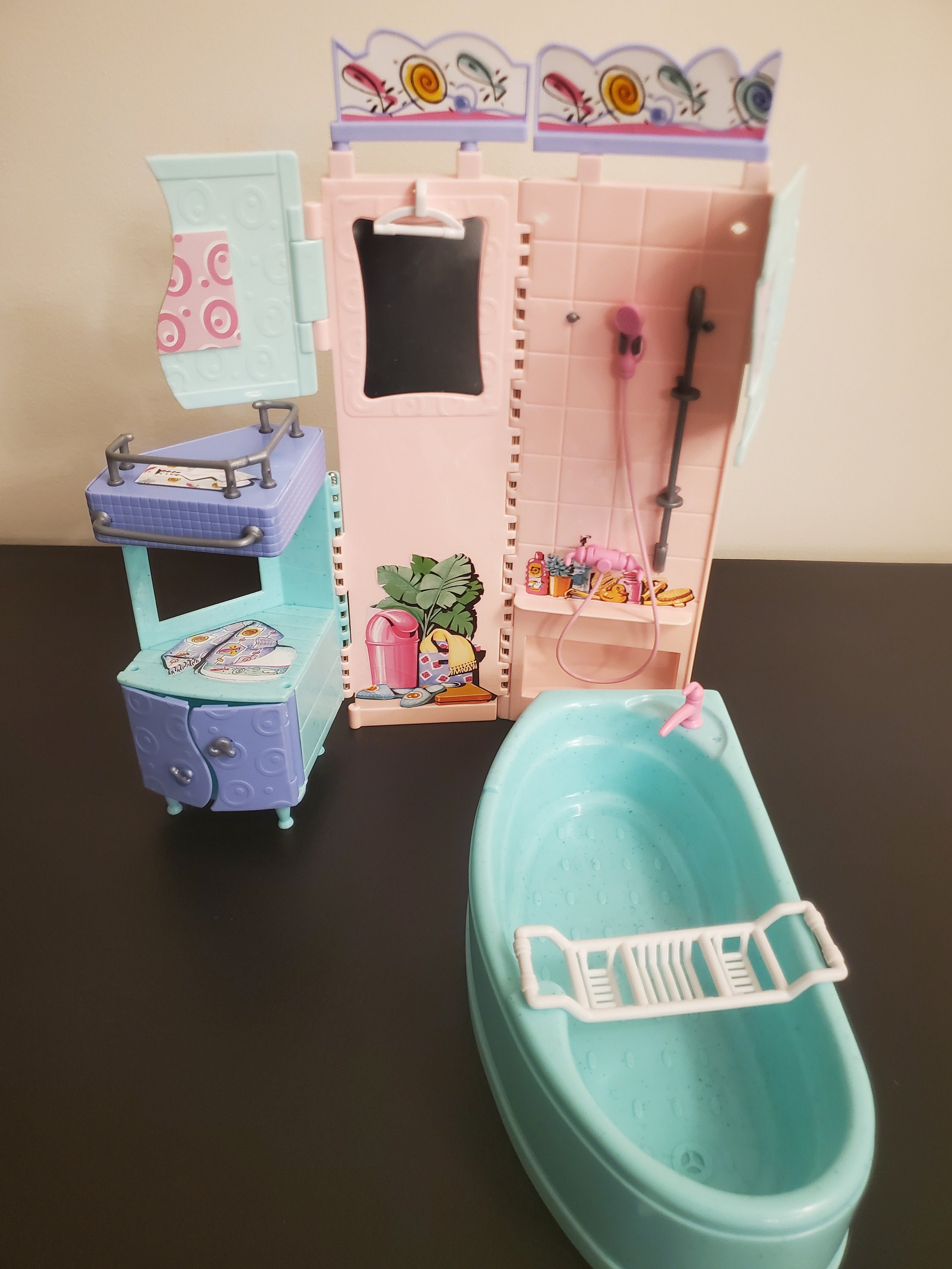 Barbie deluxe bathroom set hotsell