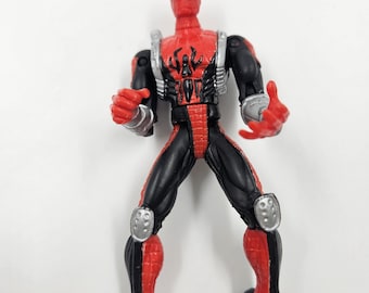 Figura de acción de Spider-Man Sneak Attack Web Flyers Copter Spider-Man Toy Biz 1997