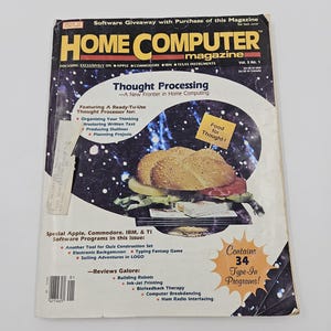 Accueil Magazine informatique Vol 5 No 1 Traitement de la pensée vintage années 1980
