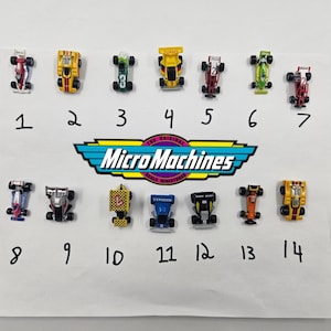 Micro Machines Race Cars  *Choose Your Own Drop-Down List* Vintage Galoob Vehicles