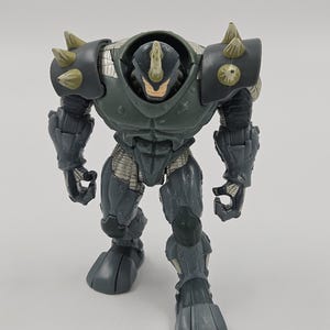 2006 Hasbro Marvel 6" Spider-Man 3 Movie Series Head Smash Attack Rhino Figure!