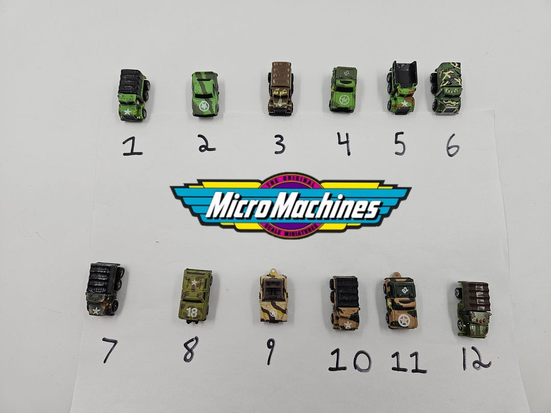 Micro List Micro Machines Military Support Trucks and Armoured Cars *choose Your ...