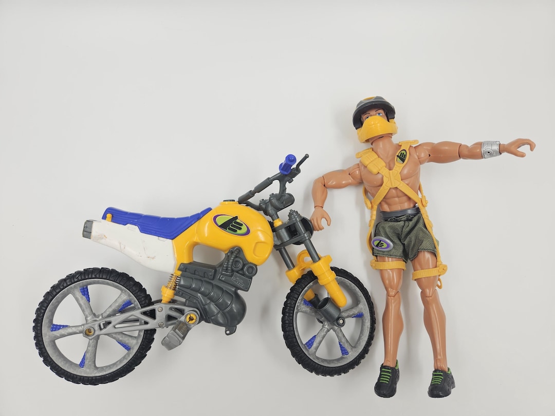 Rare Max Steel MX-250 Moto Cross Dirt Bike N-tek Working