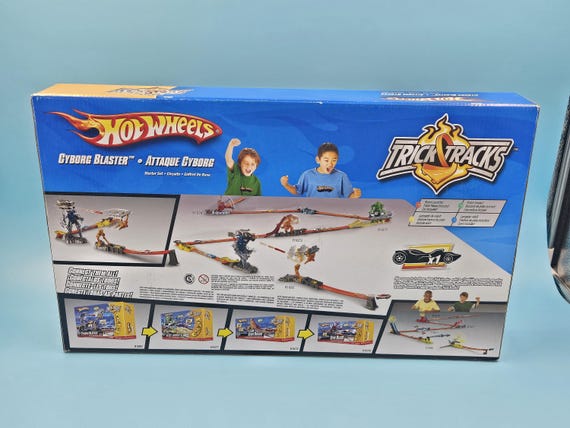 Hot Wheels Trick Tracks Cyborg Blaster Starter Set New - Etsy