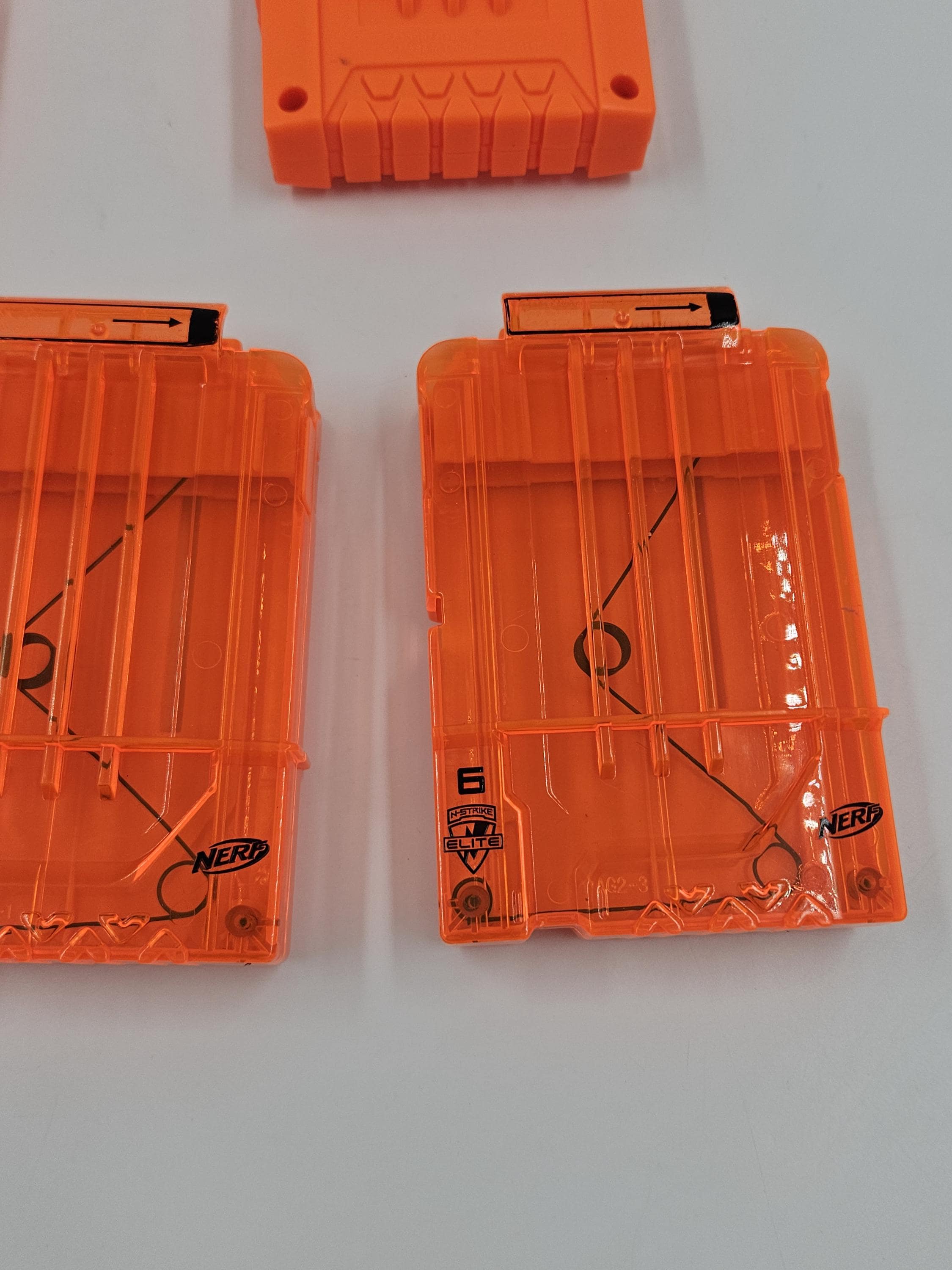 Nerf N-strike Elite 6 Round Clip Replacement Magazine X5 - Etsy Israel