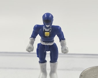 Blue Ranger Figure Mighty Morphin Power Rangers 1990's Micro Play Set 1"