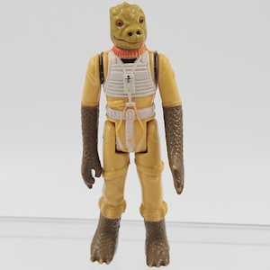 Figurina d'azione vintage del cacciatore di taglie di Bossk Star Wars del 1980 Kenner Hong Kong