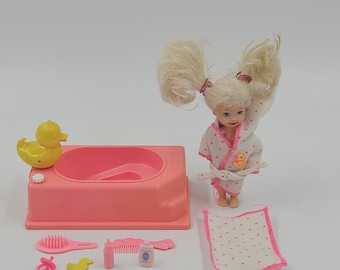 Bathtime Fun Shelly Doll Barbie&#39;s Little Sister 1995 Mattel Near Complete