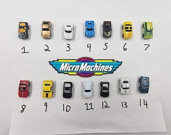 Micro Machines Classic Cars *Choose Your Own Drop-Down List* Vintage Galoob Vehicles group 3