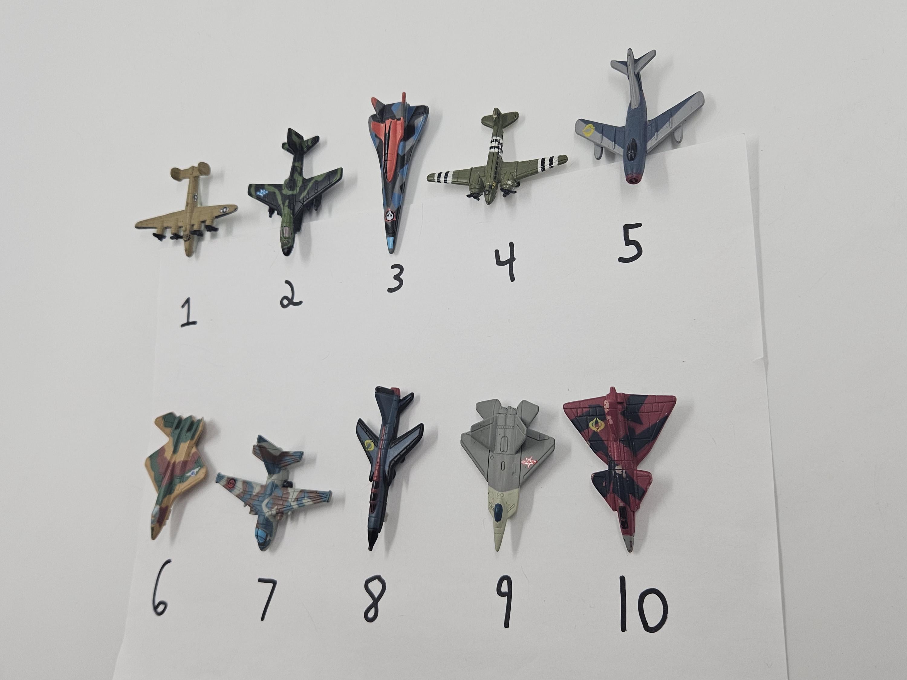 Micro Machines Military Planes and Special Jets *choose Your Own