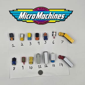Micro Machines Semi Trucks and Trailers *Choose Your Own Drop-down List* Vintage Galoob Vehicles