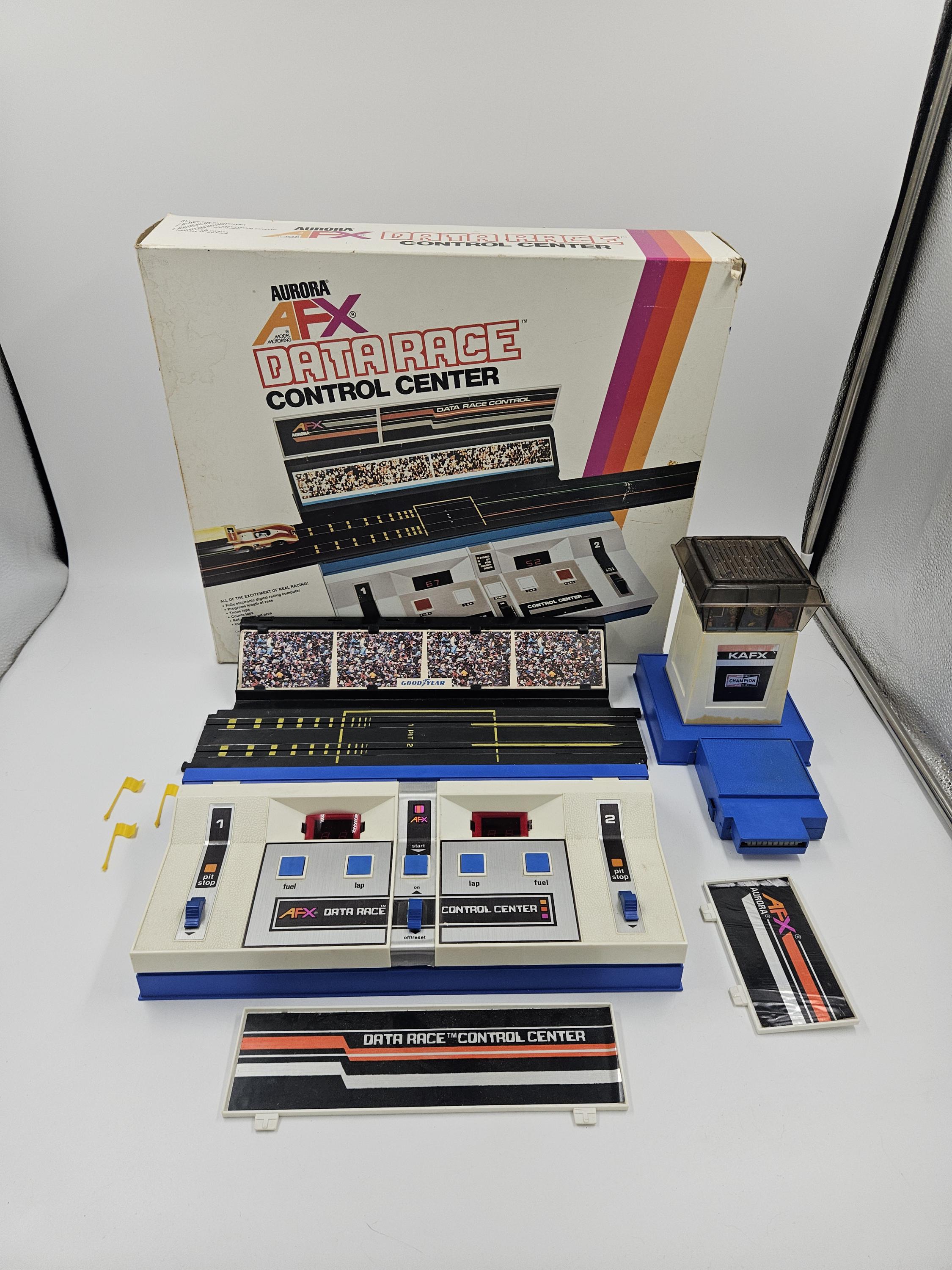 1979 Aurora AFX Slot Car DATA RACE Control Center With Sound Tower