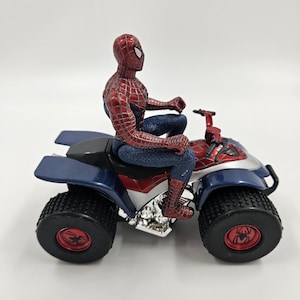 Spiderman Movie Action figure 2001 Bump N Go on ATV