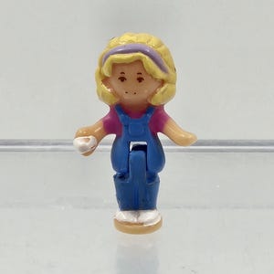 Polly Pocket Liebt Bären Haustierparade 1995 Bluebird Spielzeug Ersatzfigur Polly