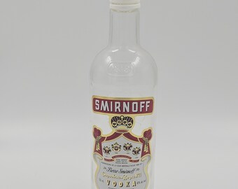 Smirnoff Red Label Pierre Vodka Bottle 1950’s 750ml Display Bottle Rare