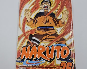 Naruto Vol 26 1st Print Awakening Manga Masashi Kishimoto Viz Media Shonen Jump