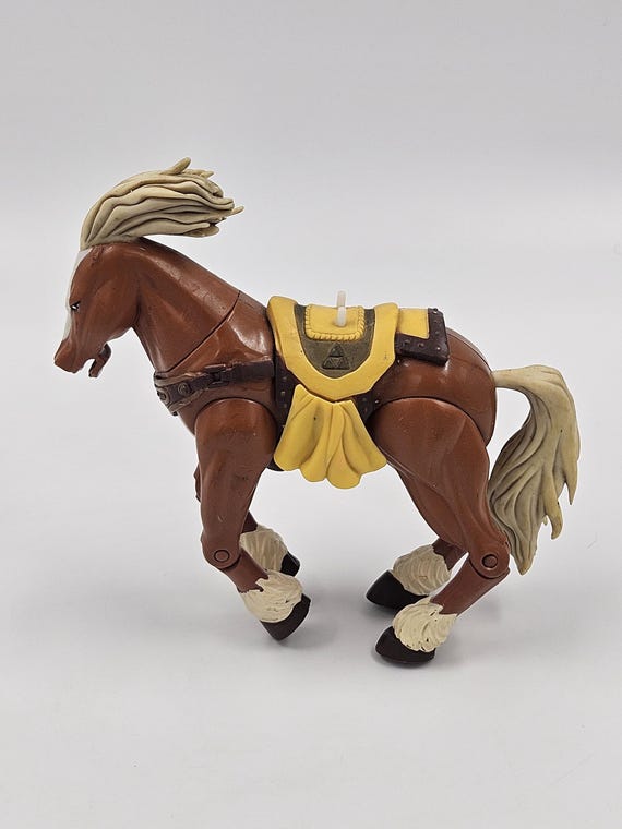 Horse Epona Vintage 2000 Legend of Zelda Link Ocarina of Time Toy