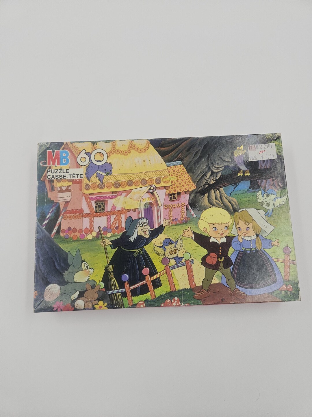 Vintage Hansel & Gretel Storybook Puzzle 60 Pieces MB Complete