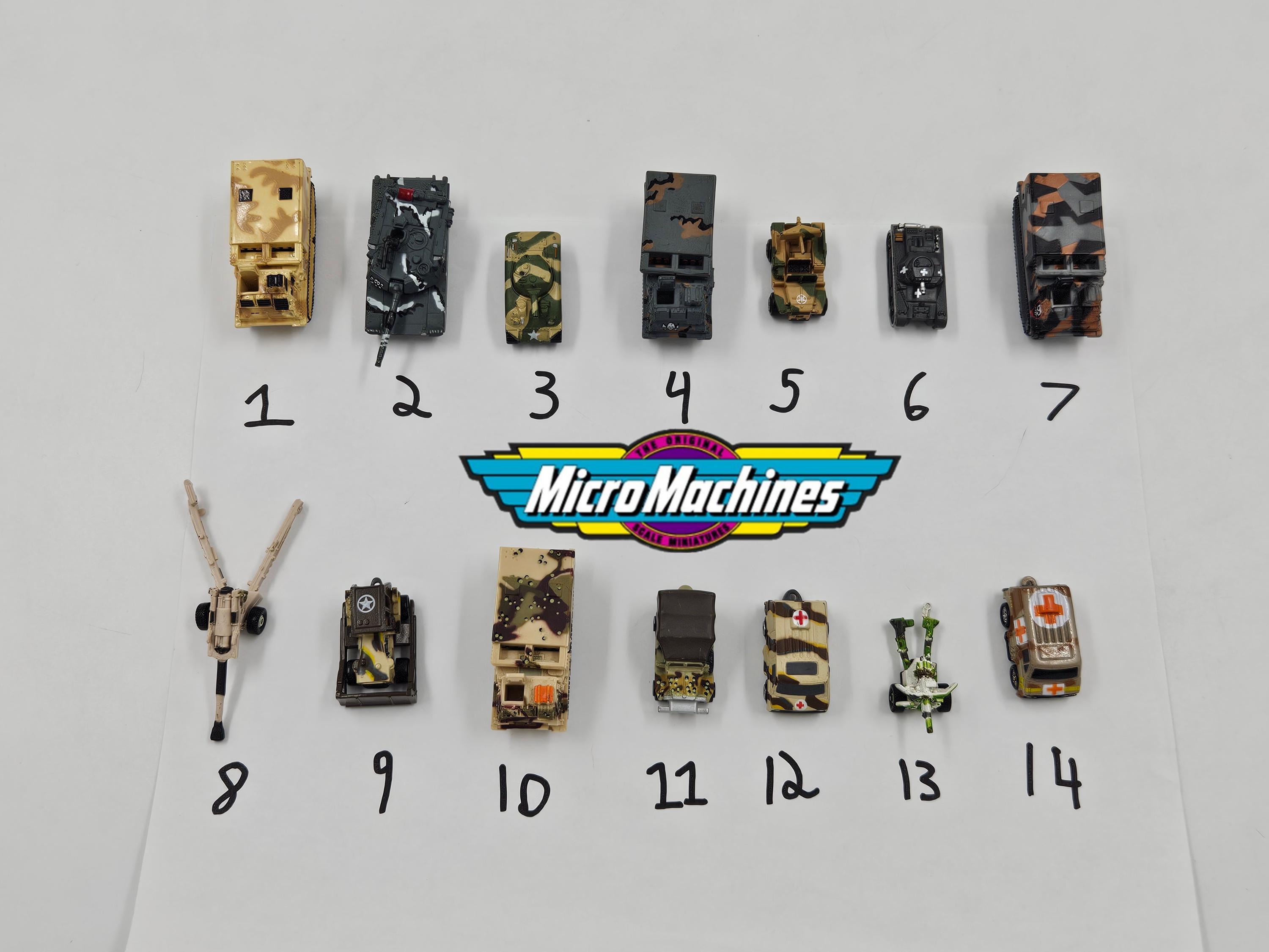 Micro List Micro Machines Military Main Battle Tanks and Equipment *choose Your ...