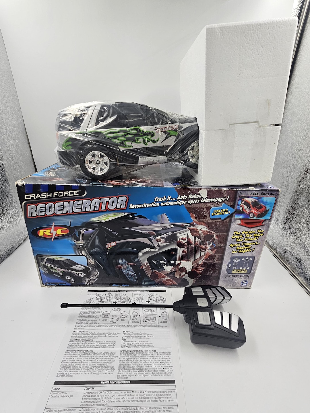 Vintage Crash Force Regenerators Radio Controlled RC Vehicle