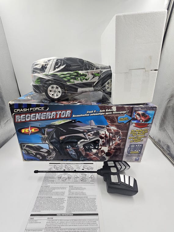 Vintage Crash Force Regenerators Radio Controlled RC Vehicle