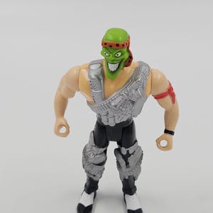 Vintage The Mask Sgt Mask Character 5 Inch Action Figure Movie Cartoon Toy 1997
