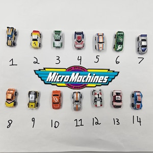 Micro Machines Race Cars *Choose Your Own Drop-Down List* Vintage Galoob Vehicles