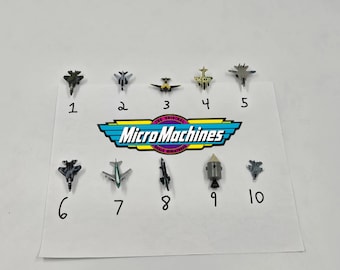 Micro Machines Military and Civilian Aircraft and Helicopters *Choose Your Own Drop-Down List* Vintage Galoob Aircraft