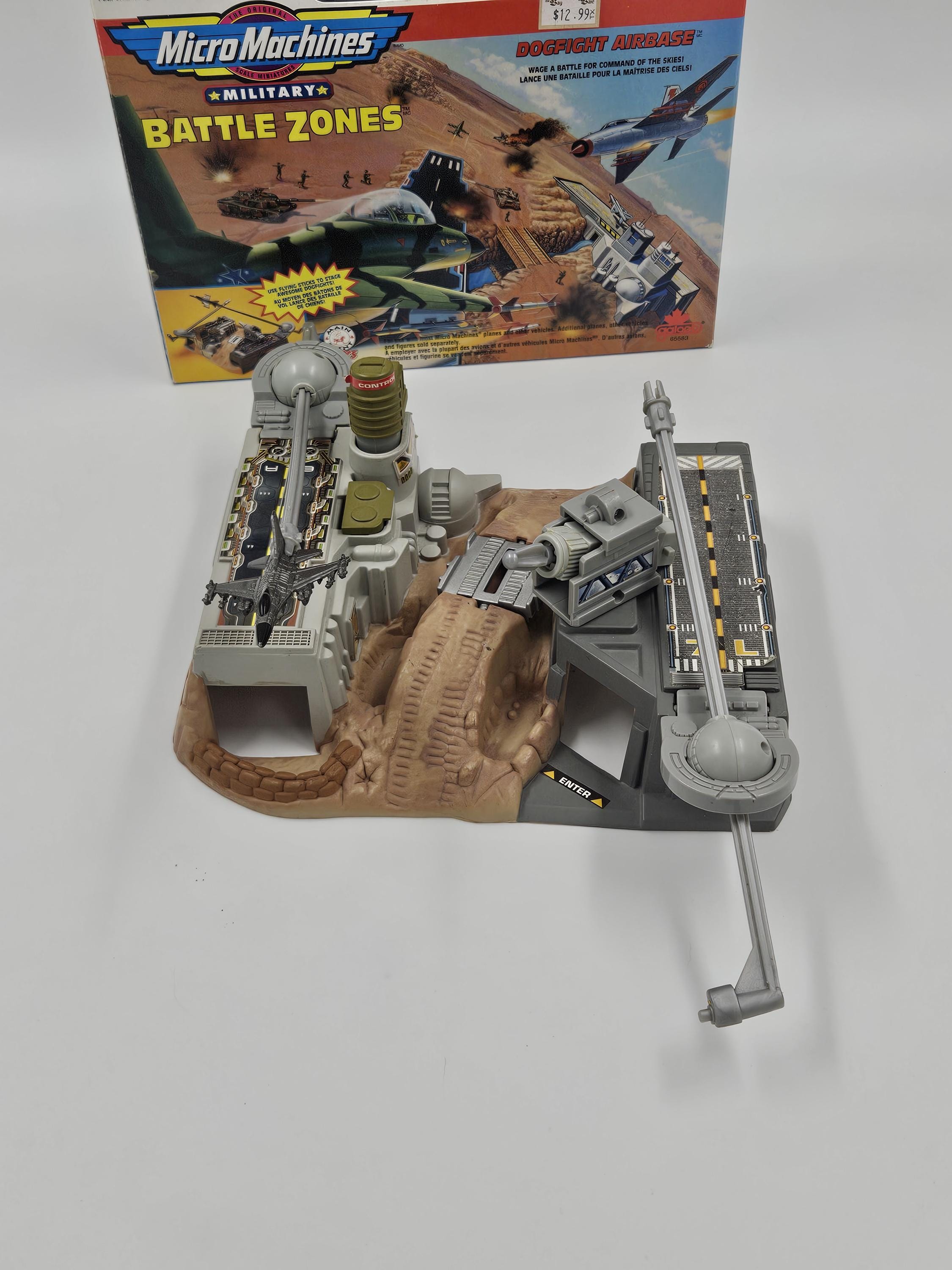 Micro Machines COMPLETE Military Battle Zones Dogfight Airbase