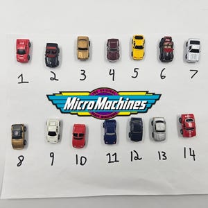 Micro Machines Classic Cars *Choose Your Own Drop-Down List* Vintage Galoob Vehicles Group 2