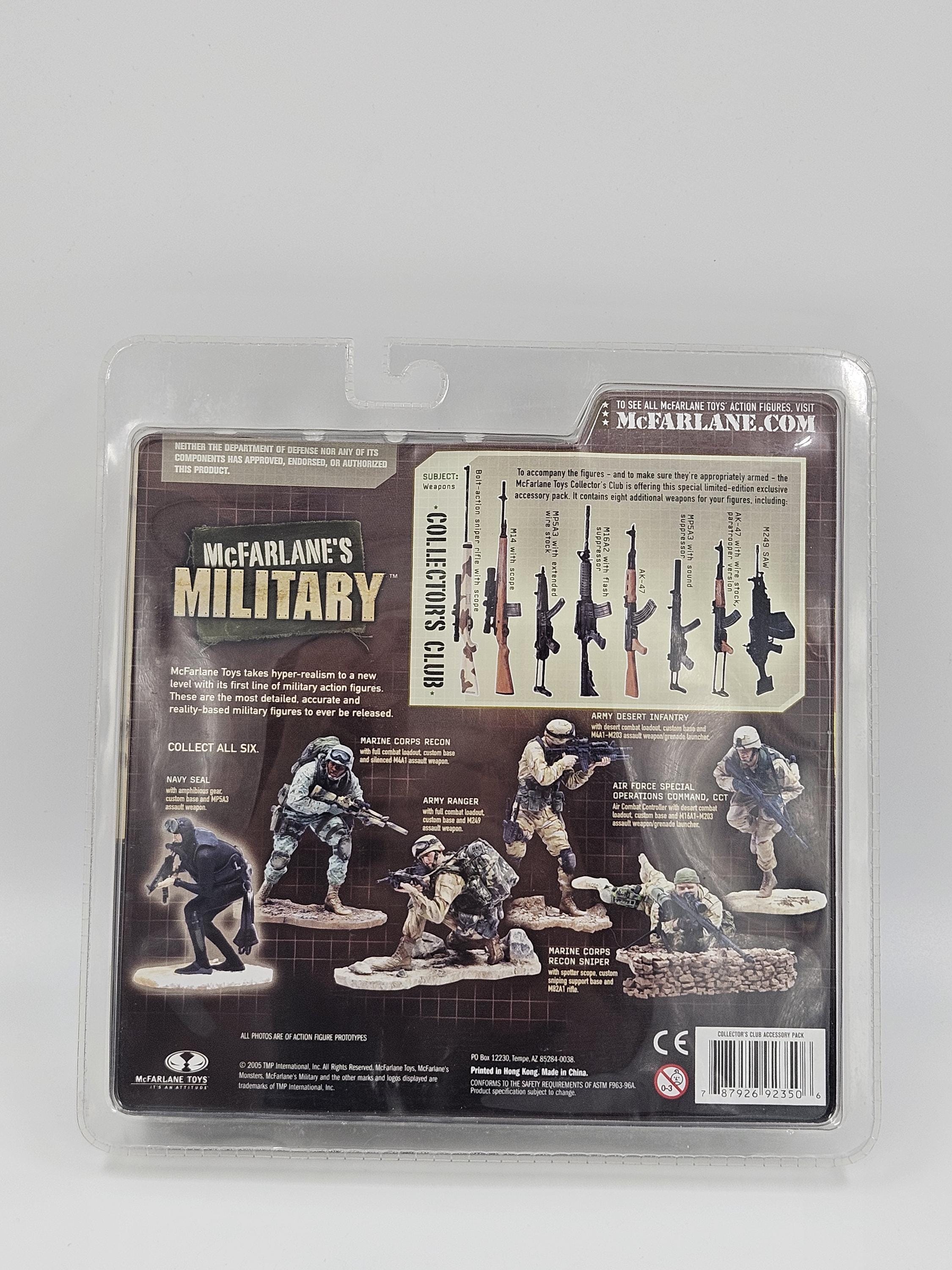 Mcfarlane Military Collector's Club Accessory Pack : Exclusive