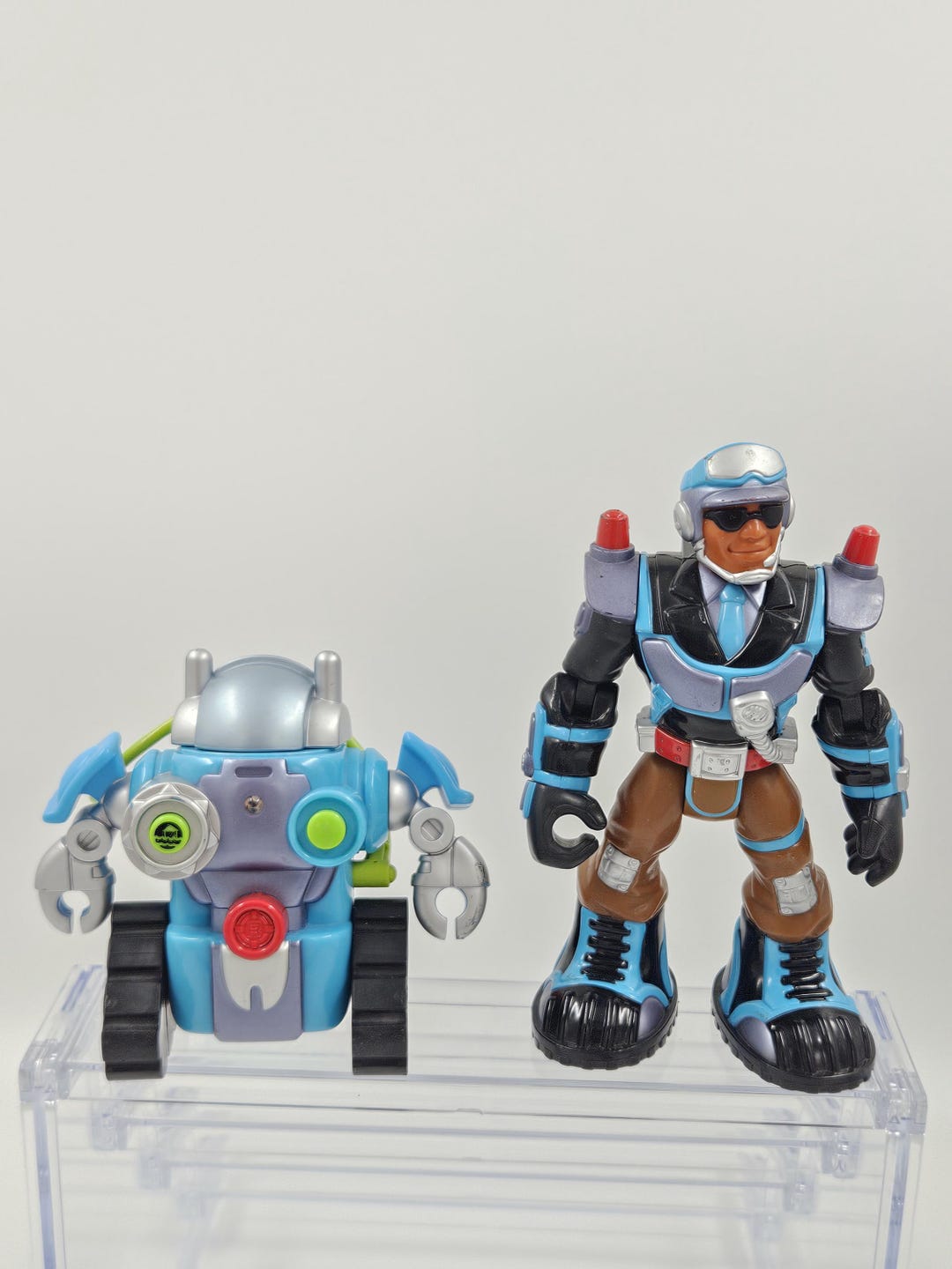 Rescue Heroes Robotz Jake Justice & 10-4! Vintage Fisher Price Toys - Etsy