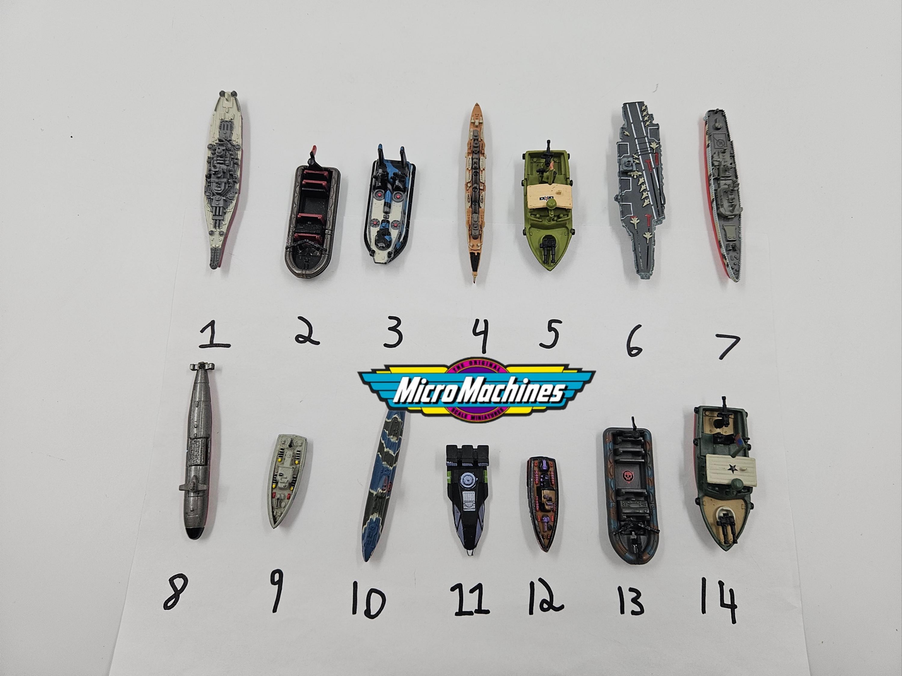 ⭐️Galoob マイクロマシンズ　ミニカー　ミリタリー　飛行機　船　56個セット Micro Machines Aircraft Carrier - Etsy