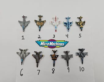 Micro Machines Military Planes and Jets *Choose Your Own Drop-Down List* Vintage Galoob Vehicles