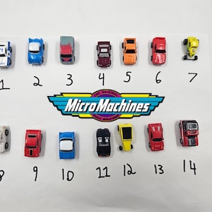 Micro Machines Classic Cars *Choose Your Own Drop-Down List* Vintage Galoob Vehicles