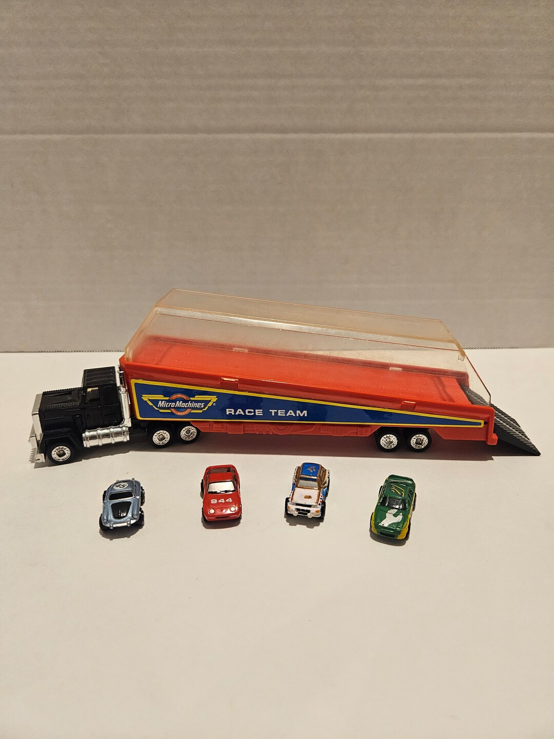 Race Team Big Rig Hauler Super Carrier Semi 1988 Vintage Galoob Playset ...