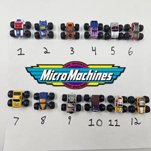 Micro Machines 4X4 Trucks Vintage Galoob Vehicles *Choose Your Own Drop-Down List*